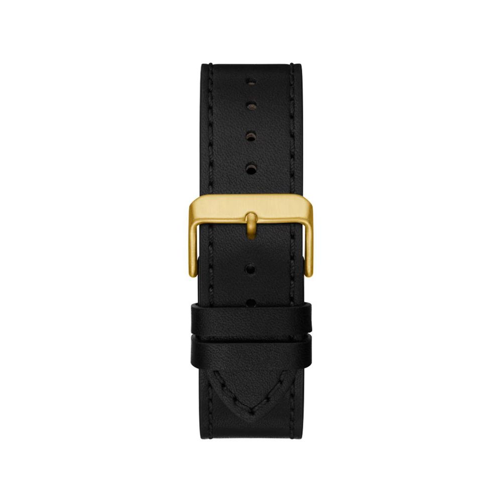 Black Leather Watch
