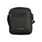 Black Fabric Men's Shoulder Bag