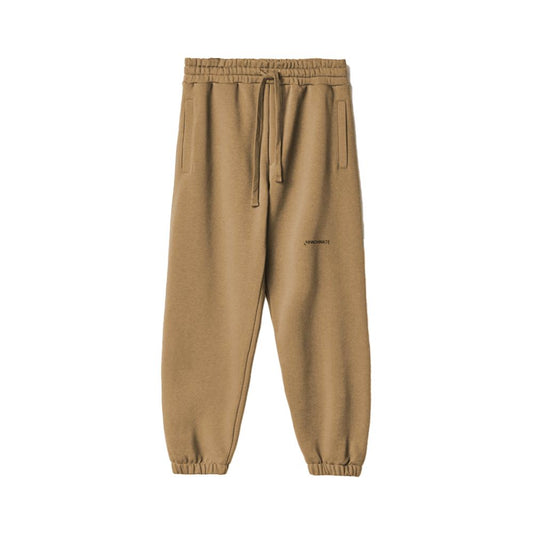 Brown Cotton Jeans & Pant