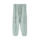Gray Cotton Jeans & Pant