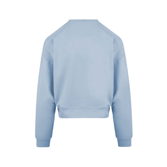 Blue Polyester Sweater