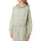 Green Nylon Jackets & Coat