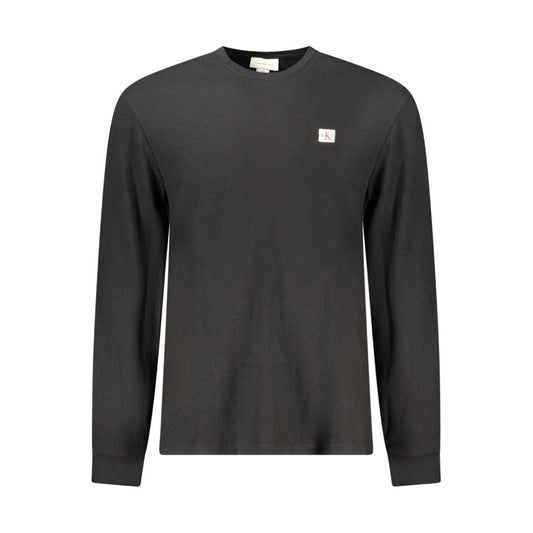 Black Cotton Sweater