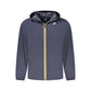 Blue Polyamide Men Jacket