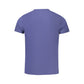 Blue Cotton Men T-Shirt