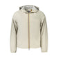 Beige Nylon Men Jacket
