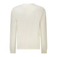 White Cotton Men's Long-Sleeve T-Shirt
