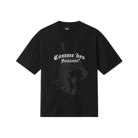 Black Cotton Women T-Shirt