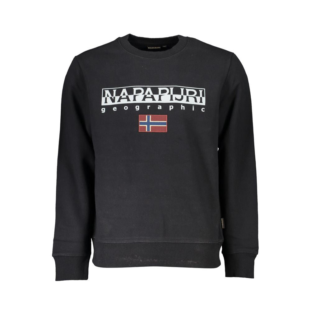 Black Cotton Sweater