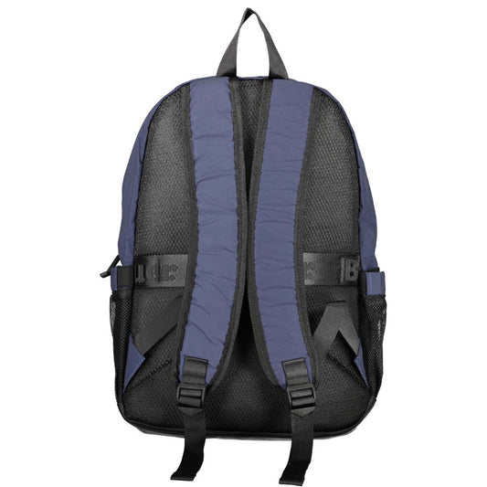 Blue Polyester Backpack