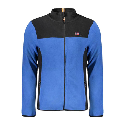 Blue Polyester Sweater