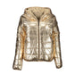 Gold Nylon Jackets & Coat