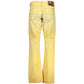 Yellow Cotton Jeans & Pant