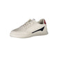 White Polyester Sneaker