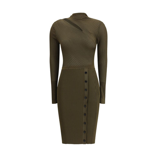 Ribbed midi Dress