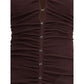 Draped knit Dress