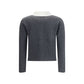Contrast collar Cardigan