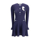 Knit short pointelle Dress