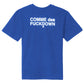 Blue Cotton Tops & T-Shirt
