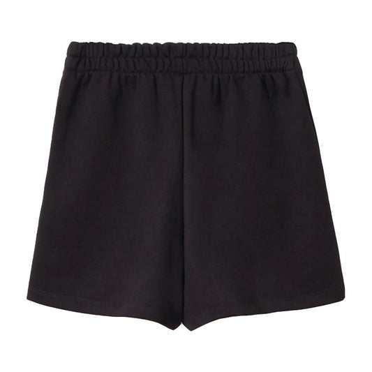 Black Cotton Short