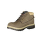Brown Polyester Boot