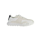 White Polyester Sneaker