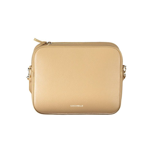 Beige Leather Handbag