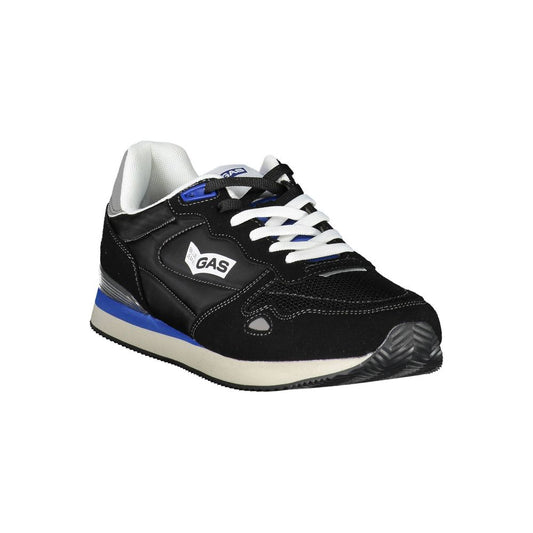 Black Polyester Sneaker