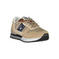 Beige Polyester Sneaker