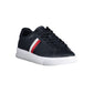 Blue Polyester Sneaker