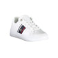 White Polyester Sneaker
