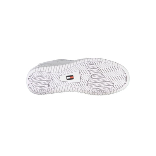 White Polyester Sneaker