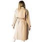 Beige Polyester Jackets & Coat
