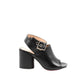 Black Leather Sandal