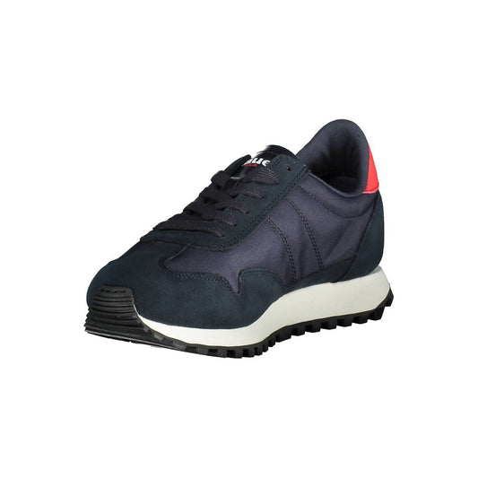 Blue Polyester Sneaker