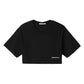 Black Cotton Tops & T-Shirt