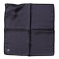 Blue DG Crown Silk Square Men Foulard Scarf