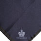 Blue DG Crown Silk Square Men Foulard Scarf