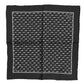 Black Sea Horse Silk Square Men Foulard Scarf