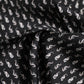 Black Sea Horse Silk Square Men Foulard Scarf