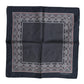 Multicolor Fantasy Silk Square Foulard Scarf