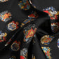 Multicolor Silk Square Men Foulard Scarf