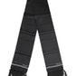 Black White Polka Dot Fringes Foulard Scarf