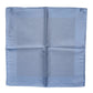 Light Blue Silk Square Men Foulard Scarf