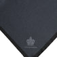 Dark Gray DG Crown Silk Square Foulard Scarf