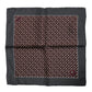 Maroon Cocktail Silk Square Foulard Scarf