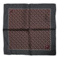 Maroon Cocktail Silk Square Foulard Scarf
