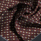 Maroon Cocktail Silk Square Foulard Scarf