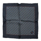 Blue Cocktail Silk Square Foulard Scarf