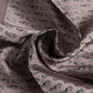 Brown Sea Horse Silk Square Foulard Scarf